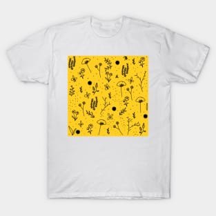 Yellow flowers field T-Shirt